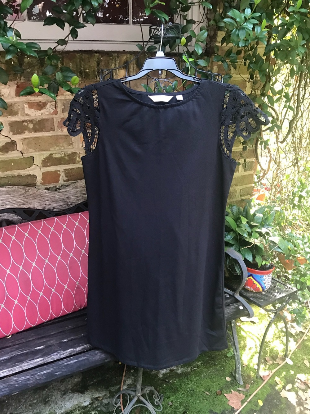 Liz Claiborne- BLACK COTTON KNIT DRESS- Size Small- NWOT